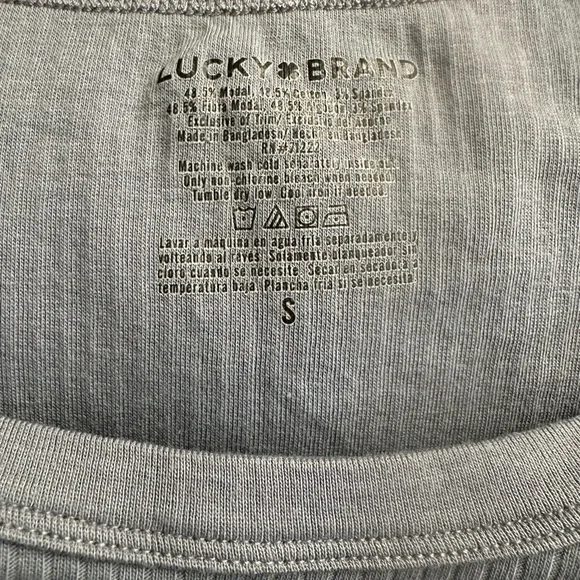 Lucky Brand Blue Short Sleeve Tee - Picture 2 of 4